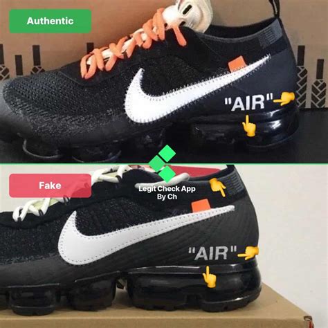 VaporMax real vs fake